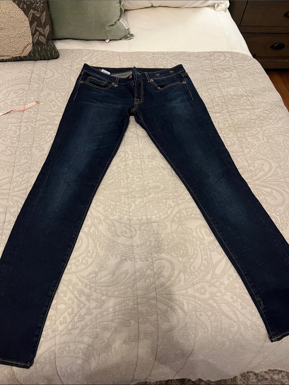 R13 Dark Indigo Skinny Jeans